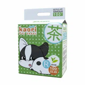 Kaori –加厚除臭尿墊 100片 [綠茶][呎半/ 45x30cm]
