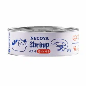 Natural Core Necoya -高水份貓罐頭80g [吞拿魚．蝦]