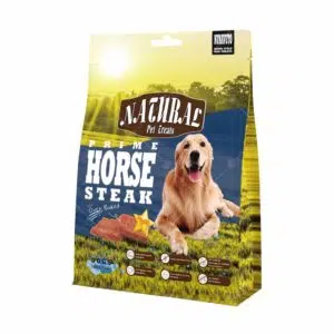 Nunavuto Natural Pet Treats -烘焙肉扒 100g [馬肉][犬用]