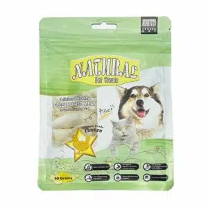 Nunavuto Natural Pet Treats -脫水原條雞柳50g [貓犬用]