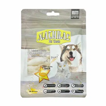 Nunavuto Natural Pet Treats -脫水原條鴨柳50g [貓犬用]