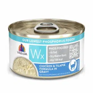 Weruva Wx 低磷系列 -腎臟護理貓罐頭 85g [雞肉．羅非魚][藍]