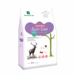 Natural Core Soft Deil - 低敏性軟粒狗糧 [鹿肉三文魚]800g