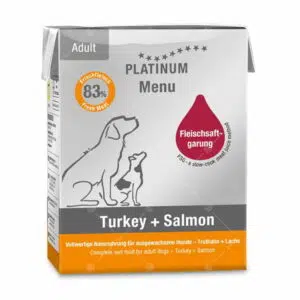 Platinum 白金 - 原汁慢煮鮮肉盒裝濕糧 375g [火雞．三文魚][成犬]