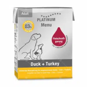 Platinum 白金 - 原汁慢煮鮮肉盒裝濕糧 375g [鴨肉．火雞][成犬]