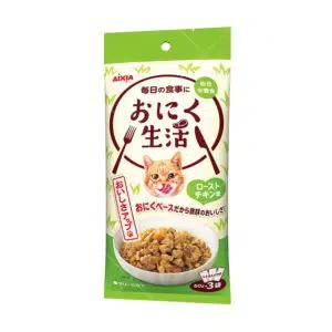 Aixia 愛喜雅 肉生活系列 - 総合栄養貓餐包 [60g x 3包裝][烤雞肉][ON-5]