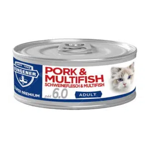 Bungener 博根拿 – pH6.0貓罐頭 100g [降低結石風險][豬肉魚肉]