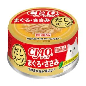 CIAO - 燒津產高湯貓罐頭 75g [吞拿魚．雞肉][A-231]