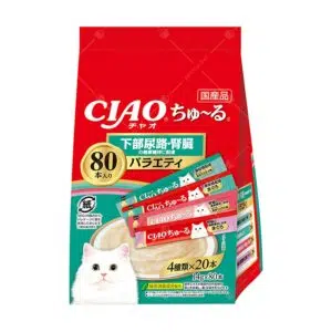 CIAO - 下部尿路．腎臟健康貓醬 [4味14g x 80本][SC-455]