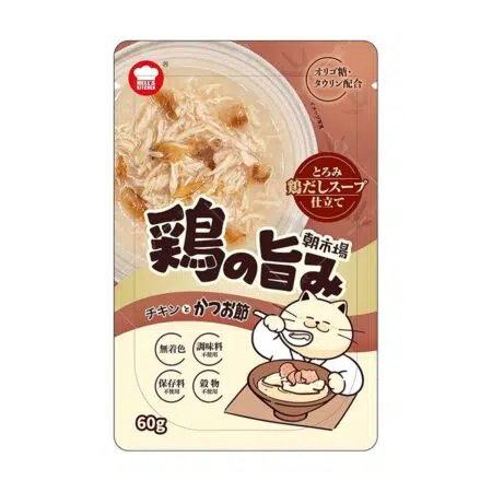 Hell’s Kitchen 朝市場 - 雞の旨味貓濕包 60g [鮮雞湯-雞肉．鰹魚片]