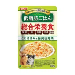 Inaba 低脂肪 - 犬用総合栄養包 50g [雞柳野菜][QDR-131]