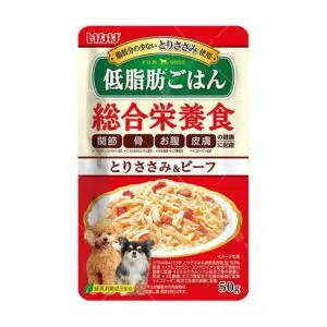 【臨期促銷-12/25】Inaba 低脂肪 - 犬用総合栄養包 50g [雞柳牛肉][QDR-132]