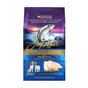 Zignature 超越 - Trout & Salmon Formula Small Bites 頂級鱒魚及三文魚配方[全犬細粒糧]