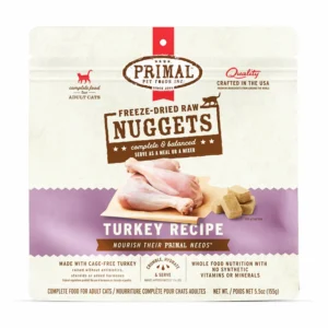 Primal Nuggets – 脫水凍乾磚貓糧 14oz [火雞配方]