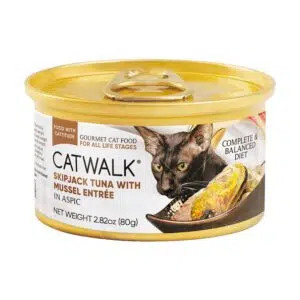 CatWalk - 鰹吞拿魚配青口貓罐頭 80g