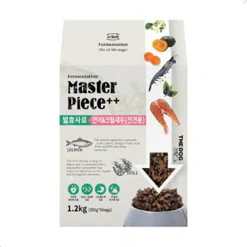 Dr.Soft Master Piece - 極低過敏性去淚痕消臭系列 - 發酵食材全犬軟粒糧 1.2kg [三文魚、磷蝦-綠粉]