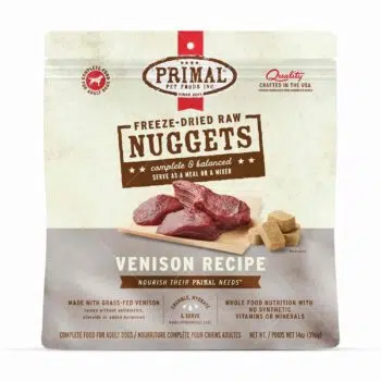 Primal Nuggets - 脫水凍乾肉餅狗糧 14oz [鹿肉配方]