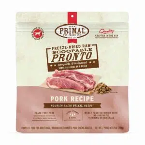 Primal Pronto - 脫水凍乾肉粒狗糧 16oz [豚肉配方]