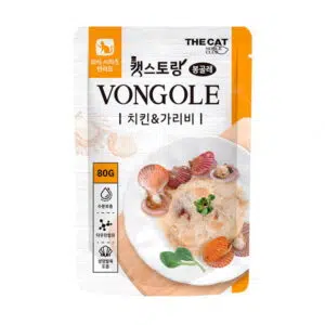 The Cat 貓餐廳- 補水牛磺酸濕包 80g [雞肉配扇貝][Vongole]