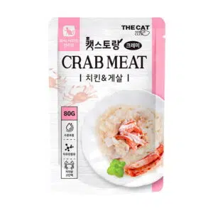 The Cat 貓餐廳- 補水牛磺酸濕包 80g [雞肉配蟹肉][Crab Meat]