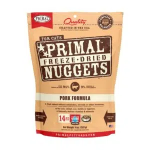 Primal Nuggets – 脫水凍乾磚貓糧 14oz [豚肉配方]