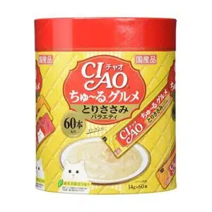 CIAO – 雞肉貓醬派對桶 [3味-14g x 60本][SC-140]