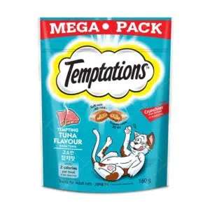 Temptations Mega Pack - 吞拿魚配方夾心酥貓小食 160g [增量裝]