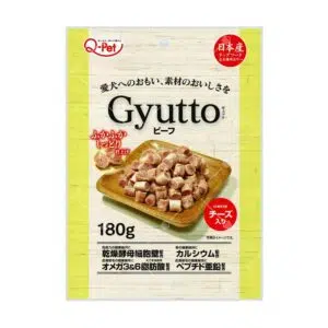 Gyutto - 牛肉芝士粒 180g [狗零食]