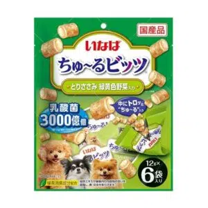 Inaba - 流心粒粒狗零食 [12g x 6入][雞肉．蔬菜] [DC-323]