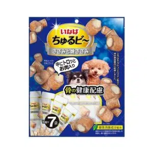 Inaba - 流心粒粒狗零食 [雞肉・烤雞肉] [骨骼健康配方] [10g x 7入] [QDS-184]