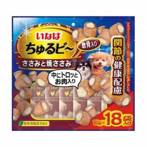 Inaba - 流心粒粒狗零食 [雞肉・雞肉軟骨] [10g x 18入] [QDS-186]