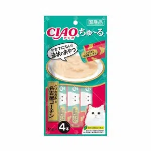 CIAO – 雞肉肉醬 [雞肉+名古屋土雞][貓零食] 14g x 4條 [SC-248]