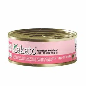 Kakato 卡格 - 雞肉．蛋．羊奶慕絲 40g [貓犬][603]