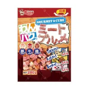 九洲 - WanPaku 混合方塊小肉粒 (雞 / 牛 / 豬) 300g [犬用]