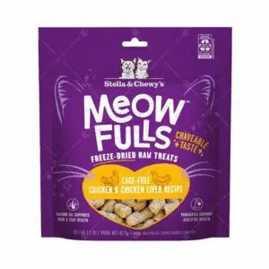 Stella & Chewy's - MEOWFULLS Chicken & Chicken Liver Cat Treats 喵呼貓小食 [雞肉、雞肝] 42.5g