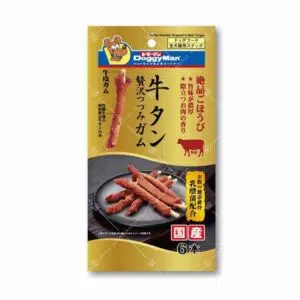 DoggyMan - 豪華牛舌口香糖 [潔齒用] [6本]