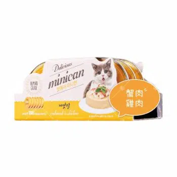 韓國 Cat Pure - Minican 無穀物迷你慕斯罐 [蟹肉、雞肉] [貓用] 180g (30g x 6P)