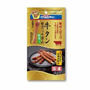 DoggyMan - 豪華牛舌蔬菜口香糖 [潔齒用] [6本]