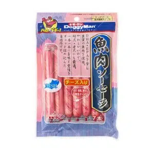 DoggyMan - 芝士魚肉腸 [15g x 7本] [犬用]