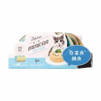 韓國 Cat Pure - Minican 無穀物迷你慕斯罐 [吞拿魚、鯖魚] [貓用] 180g (30g x 6P)