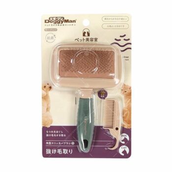 DoggyMan - 寵物美容室 方形不銹鋼軟針梳 S [BS-06][貓犬用]