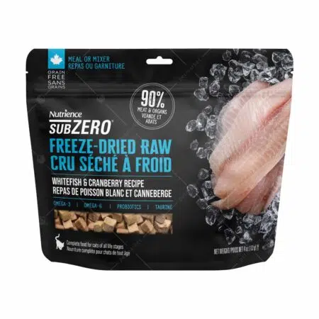 Nutrience - Sub Zero 高蛋白凍乾生白魚、蔓越莓配方[全貓]