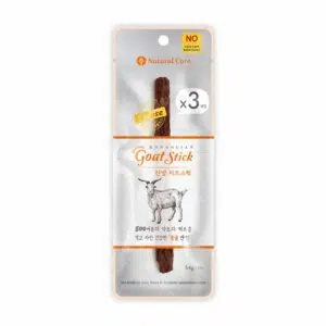 Natural Core – Goat Stick 耐嚼蒙古山羊芝士棒三根裝 54g [18gx3根][犬用]