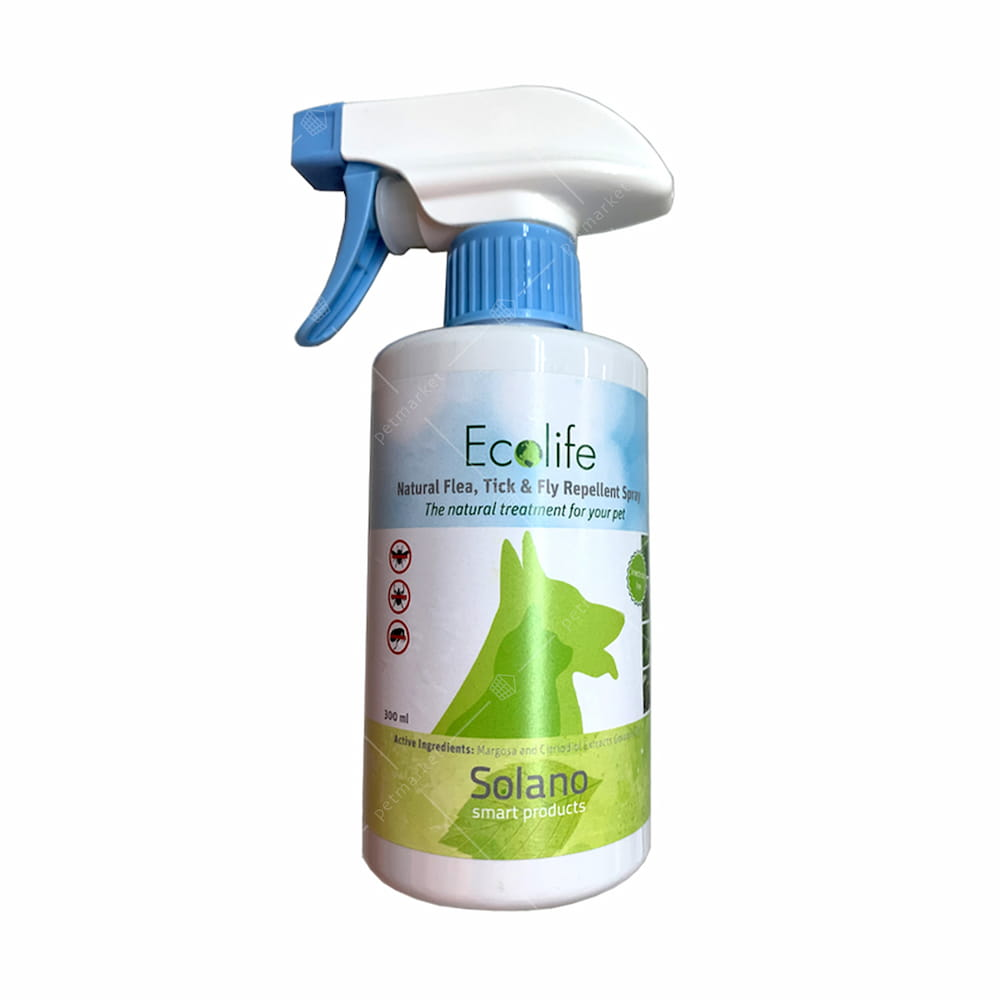 SolanoEcolife天然驅蚤噴霧-貓蝨預防-貓除蝨用品
