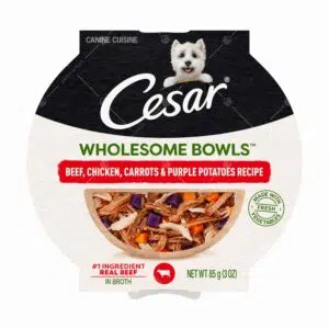 Cesar 西莎 – Wholesome Bowls 新鮮蔬菜健康主食碗 85g [牛肉][成犬]