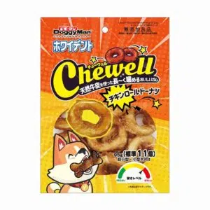 DoggyMan - Chewell 雞肉卷牛皮甜甜圈 11件 [橙][成犬]