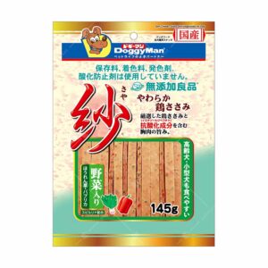 DoggyMan 紗 - 野菜雞柳切條 145g [犬用]