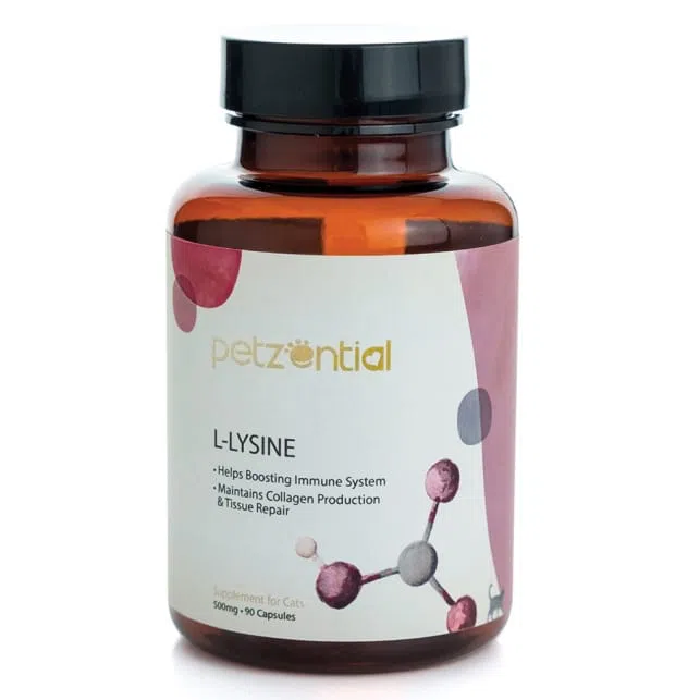 Petzential貓Lysine-必生優貓離胺酸-貓Lysine膠囊