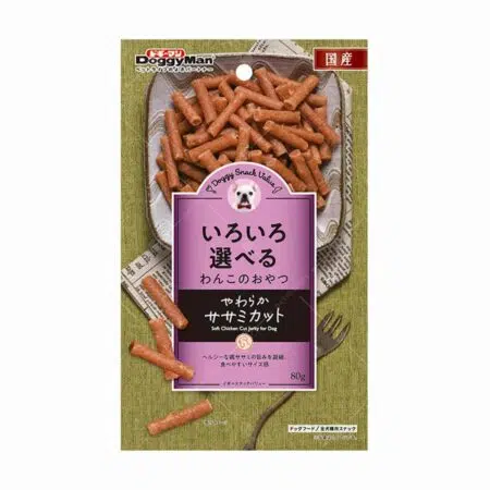 DoggyMan - 低脂柔軟雞肉短條 80g [全犬]