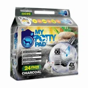 My Potty Pad - 活性炭消臭尿墊24片 [3呎/ 60x90cm][黑袋]